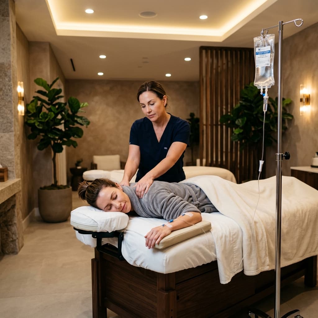 Masaje con Sueroterapia